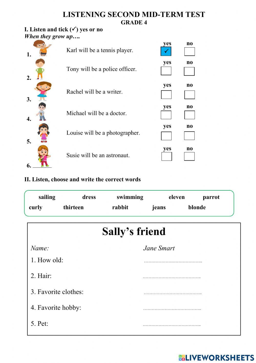 G4 Lis 2nd Mind-term