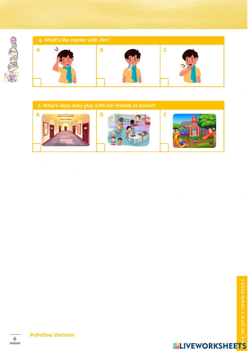 Gmf3 - term test 1 - listening