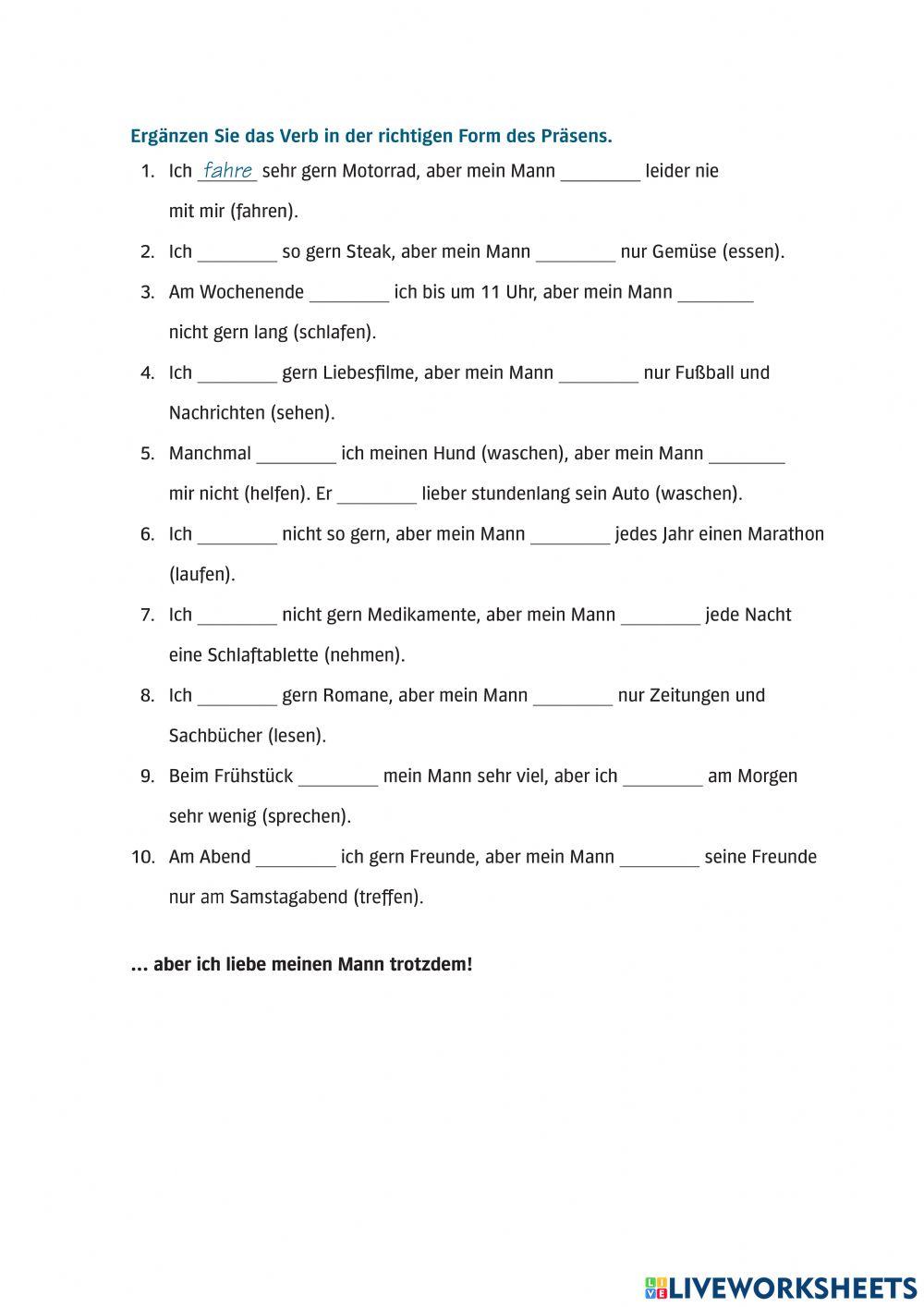 A1 Lek5 Wortschatz und Grammatik