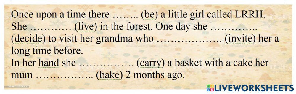 Past simple past perfect