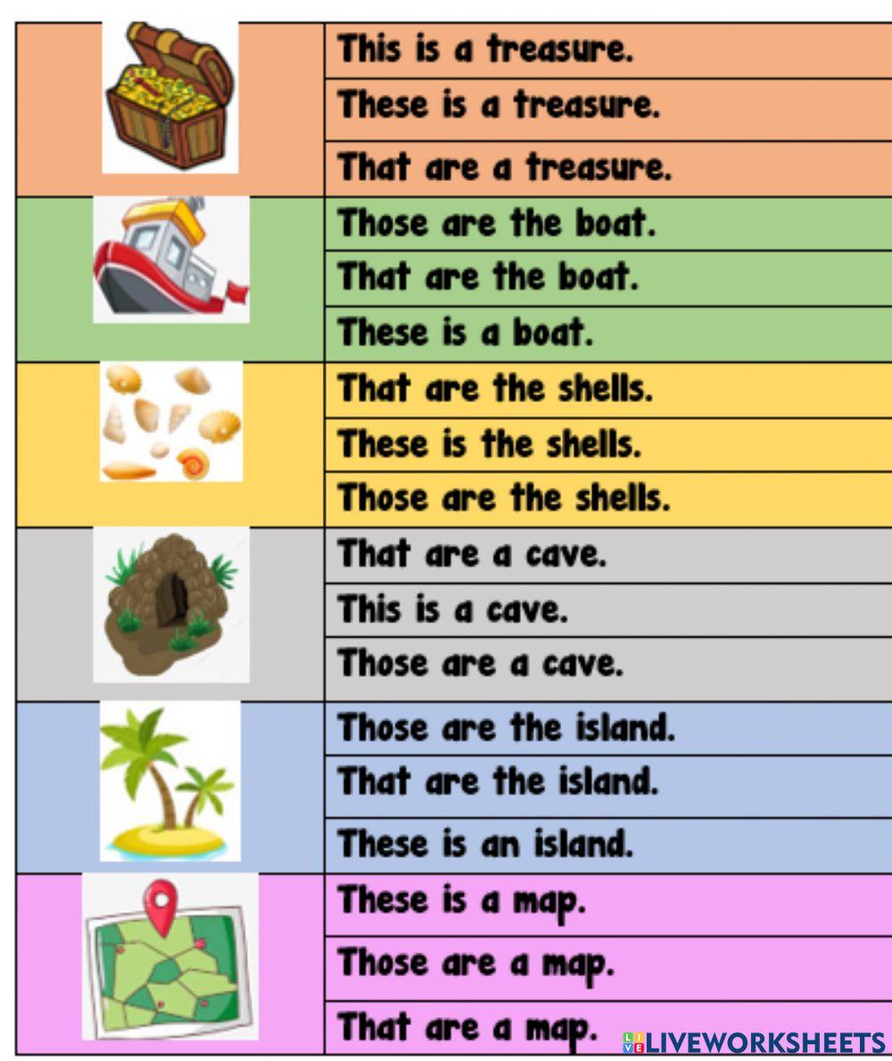 This, that, these, those