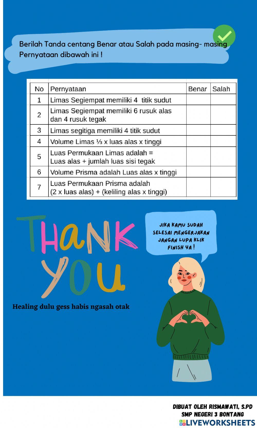 Bangun Ruang sisi datar