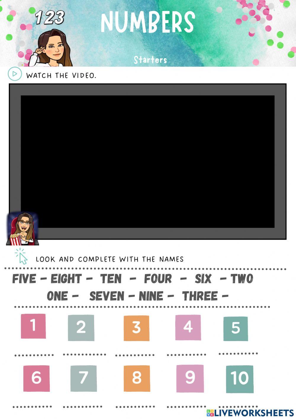 Numbers 1-20 Numbers 1-20