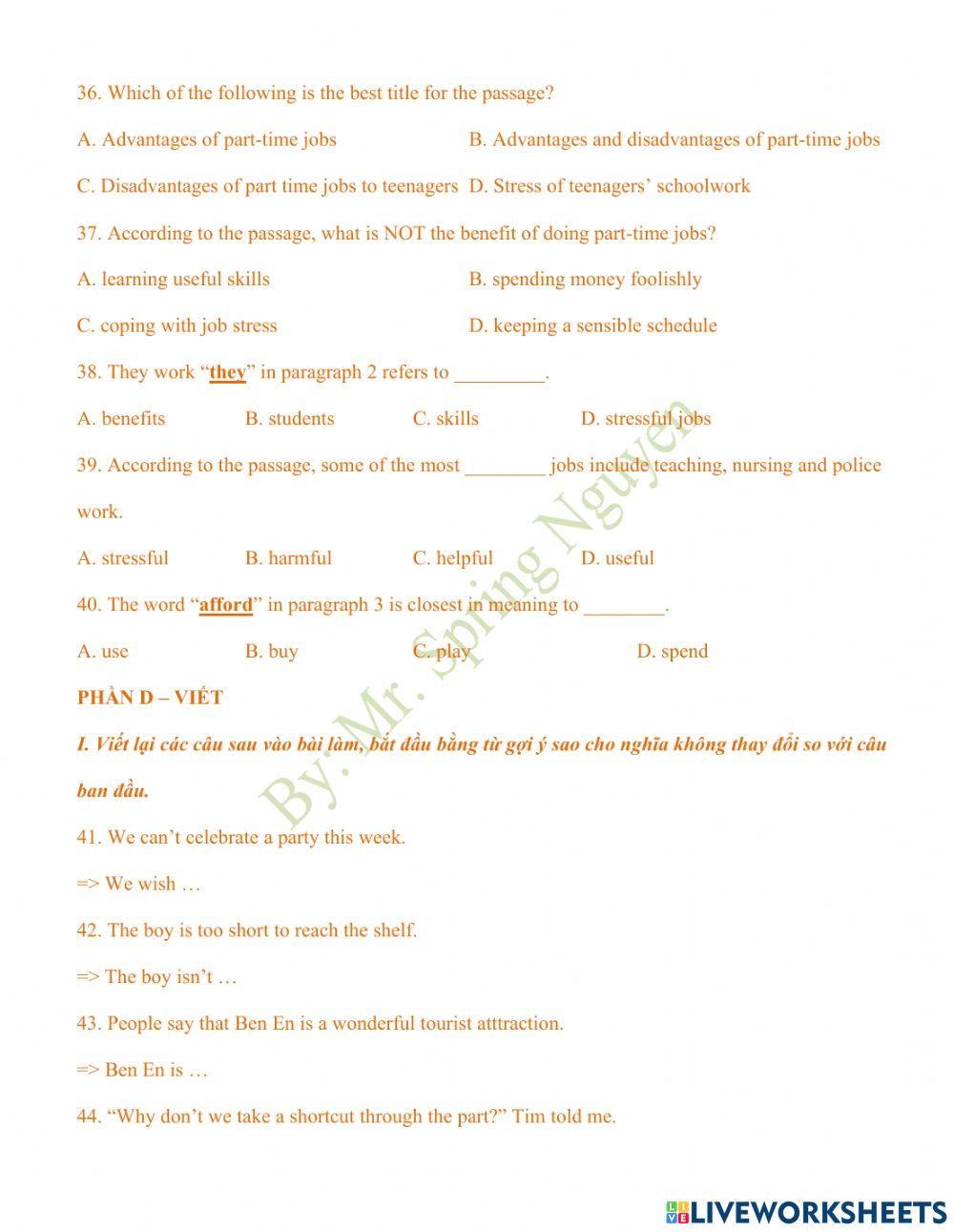 Đề thi vào 10 - Thanh Hóa năm 2021