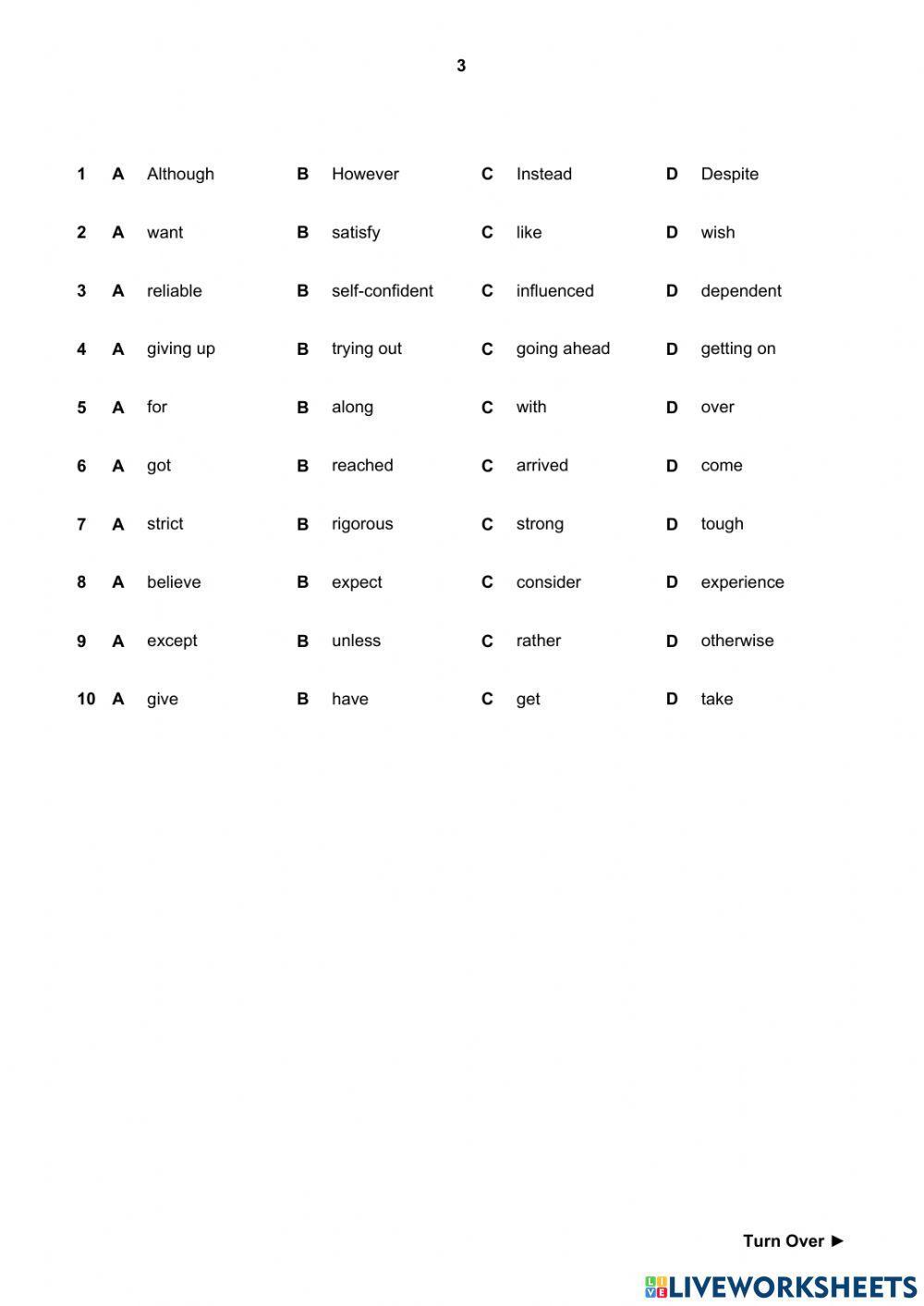 Empower final test b2 reading and use of english