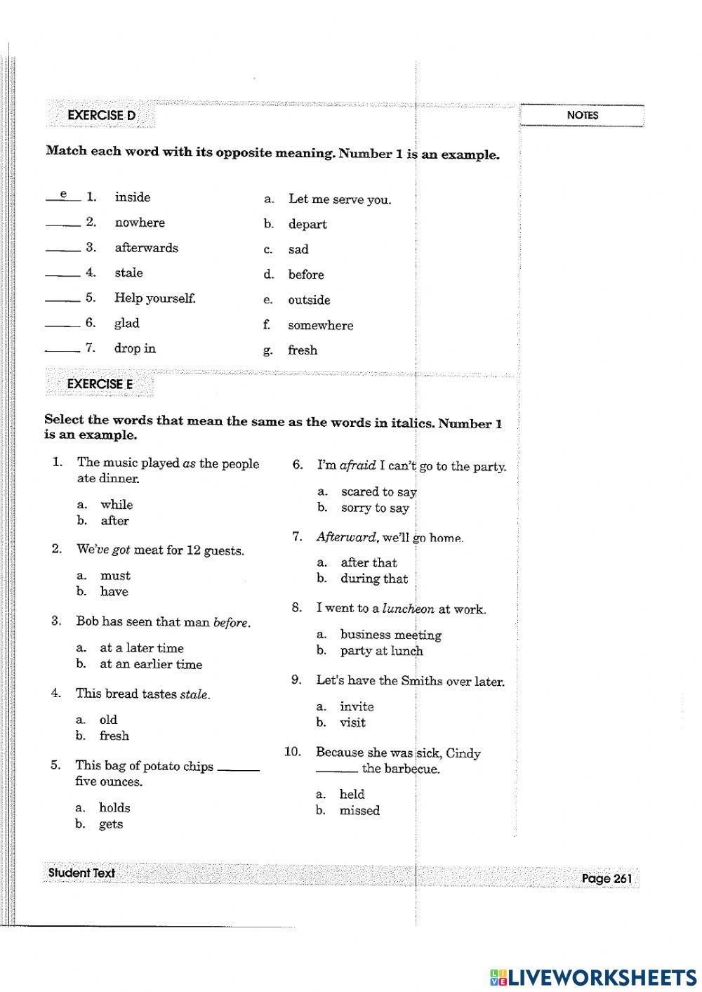 NIALC Vol.4 Lesson 20 Vocabulary
