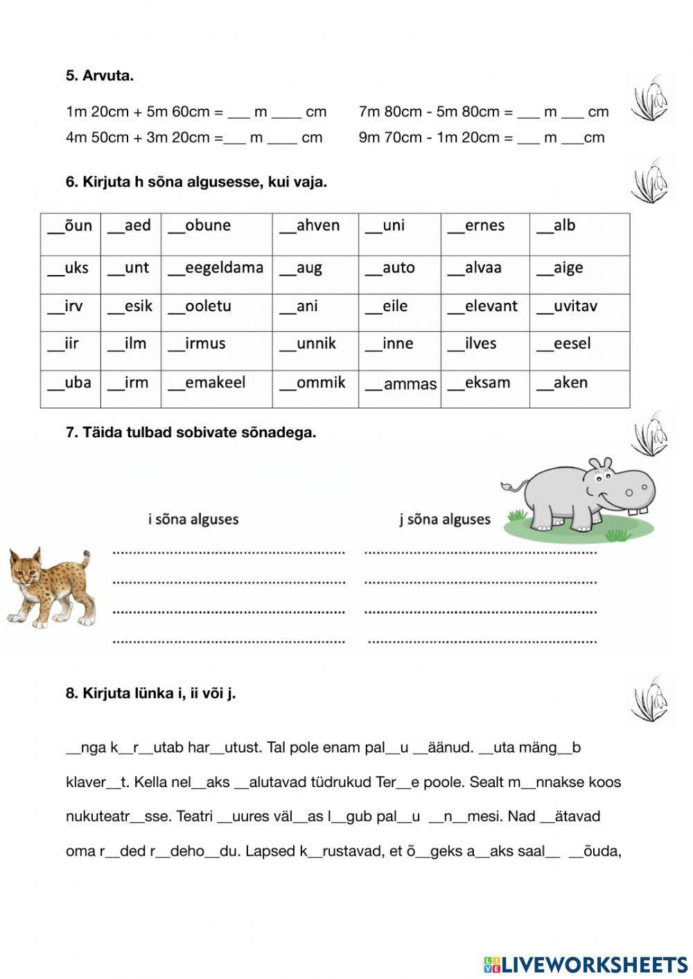 Tean ja oskan - Märka kevade ärkamist!