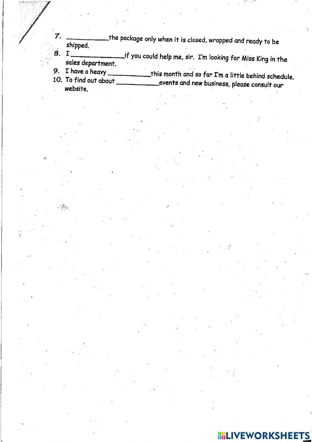 A-Z Toeic Vocabulary