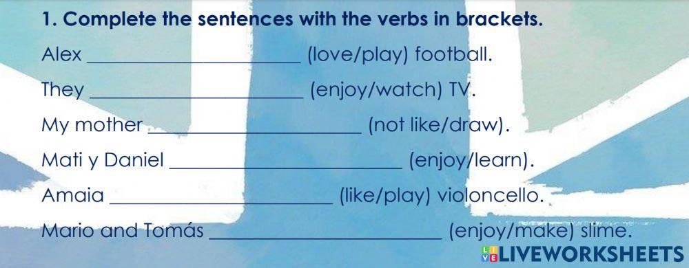 Verb forms