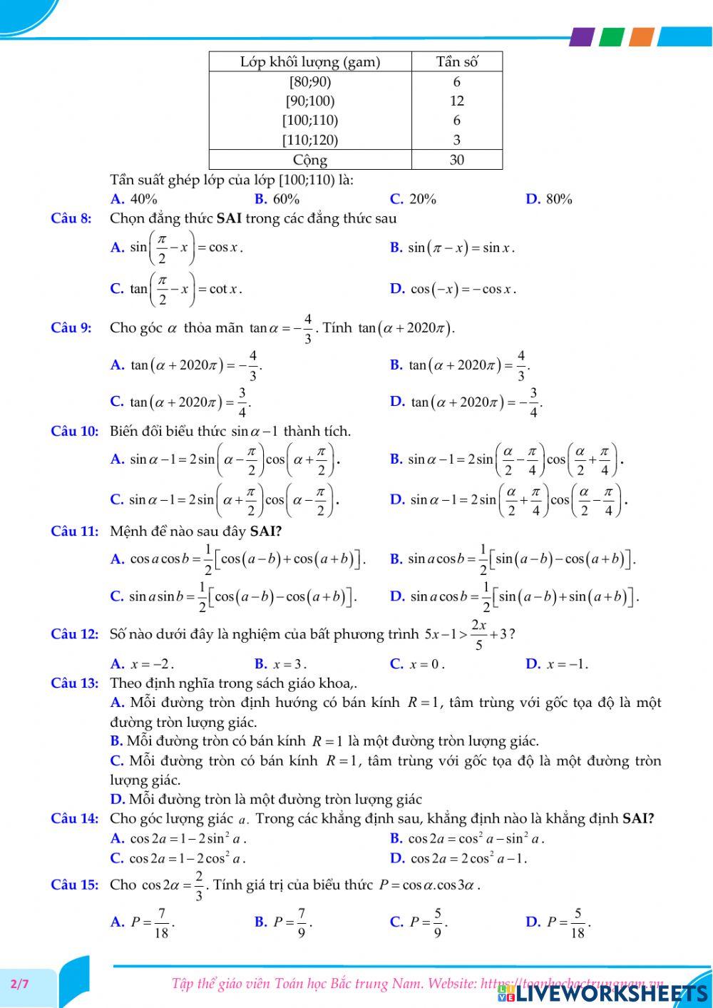 Toán 10-Kiểm tra CK2-THPT Phù Mỹ 1, Bình Định-2021