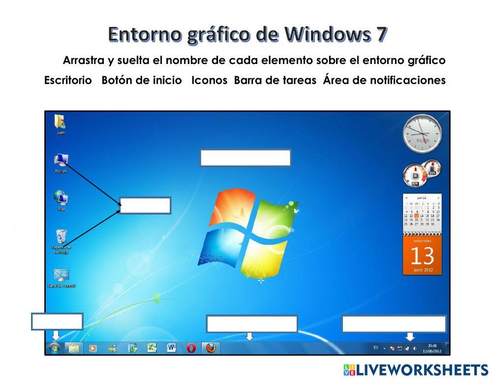 Entorno gráfico de windows