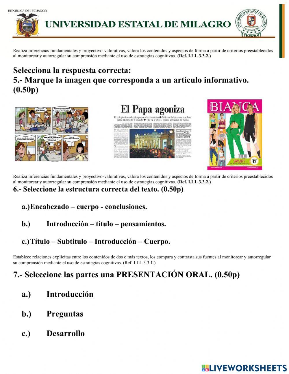 Instrumento de Evaluación UNEMI