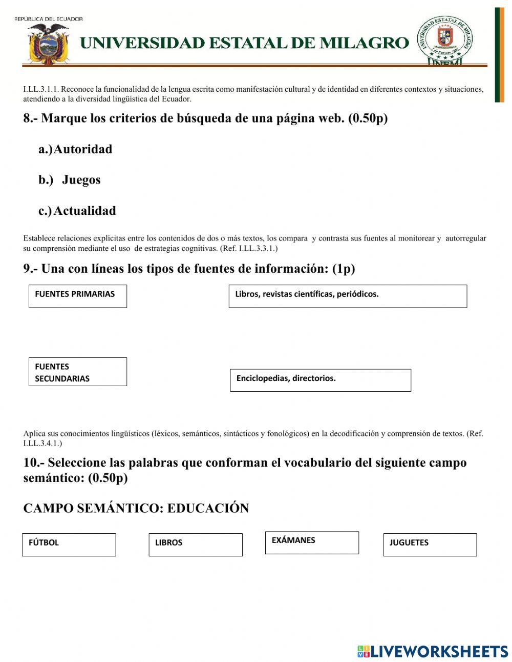 Instrumento de Evaluación UNEMI