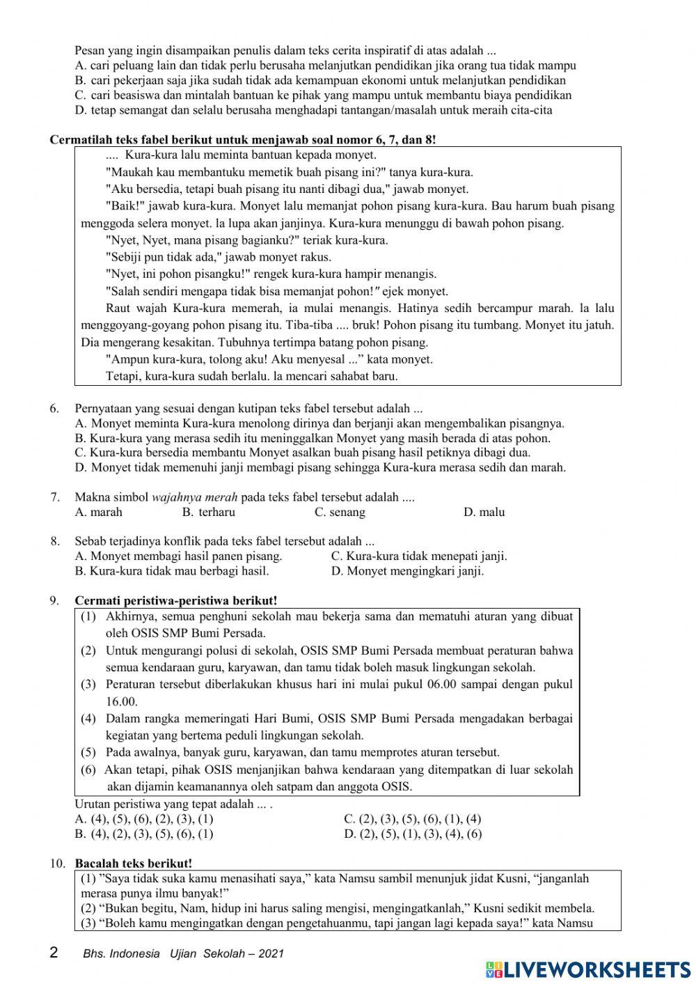 Pra us bahasa indonesia