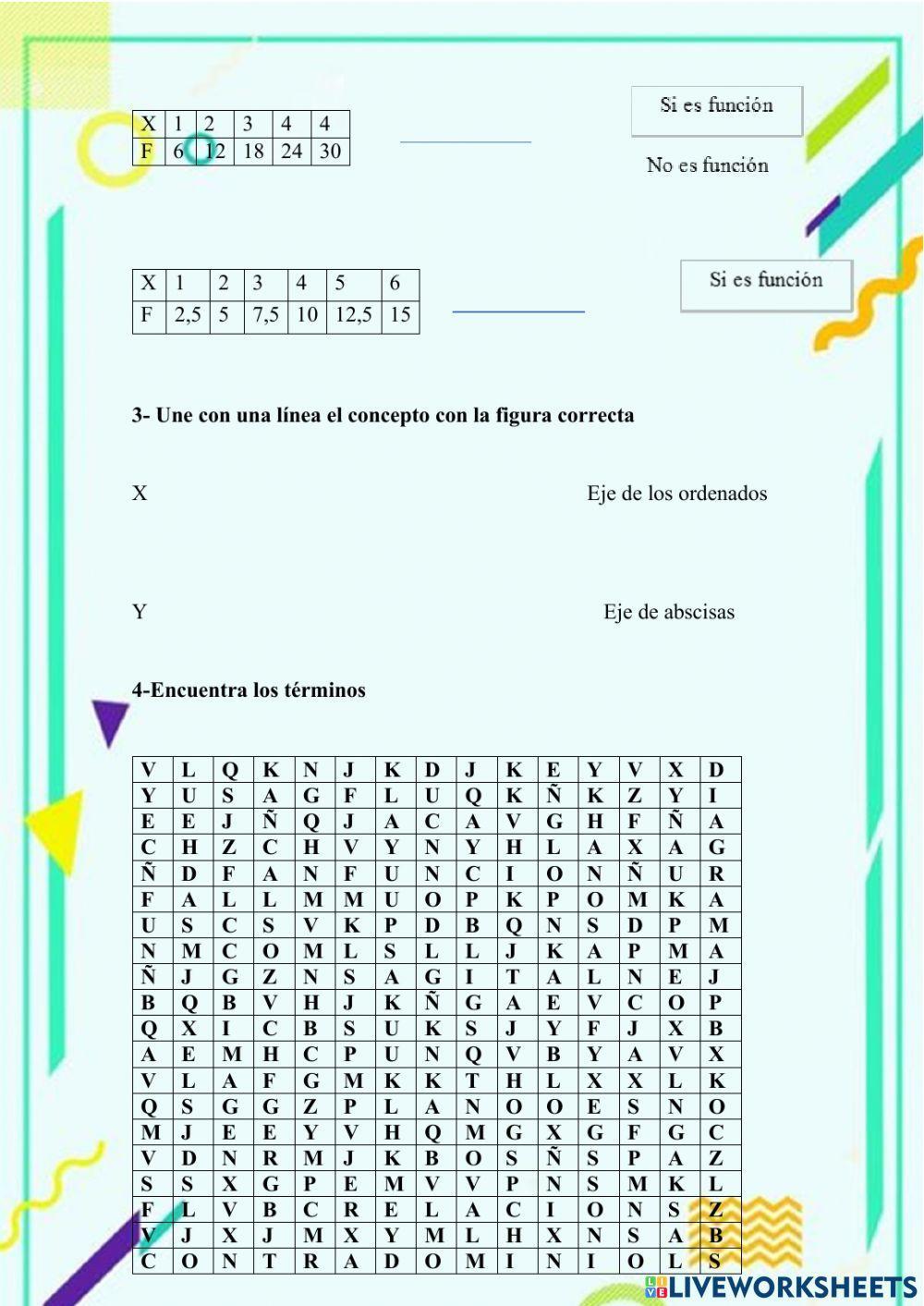 Funciones y tipos de funciones