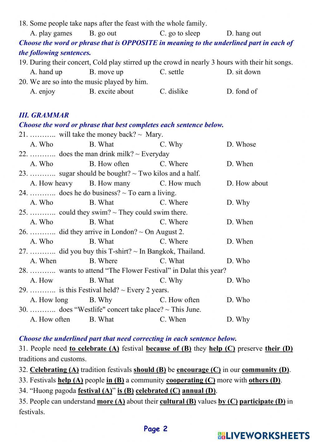 Tieng Anh Lop 7 -2nd Mid-Term Test 05