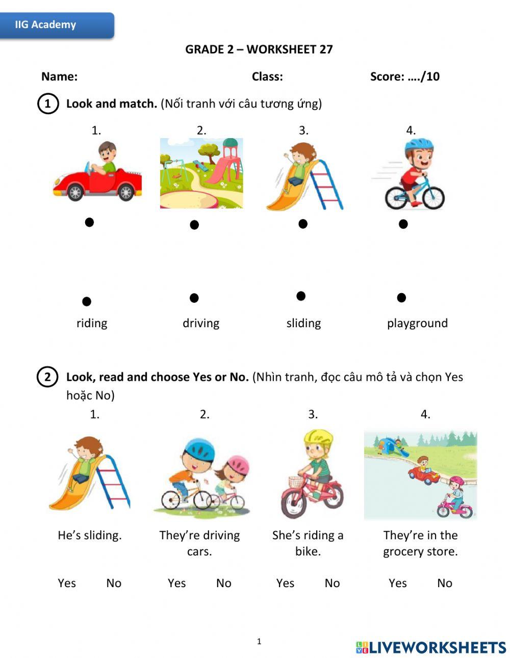 IIG-Grade 2-Worksheet 27