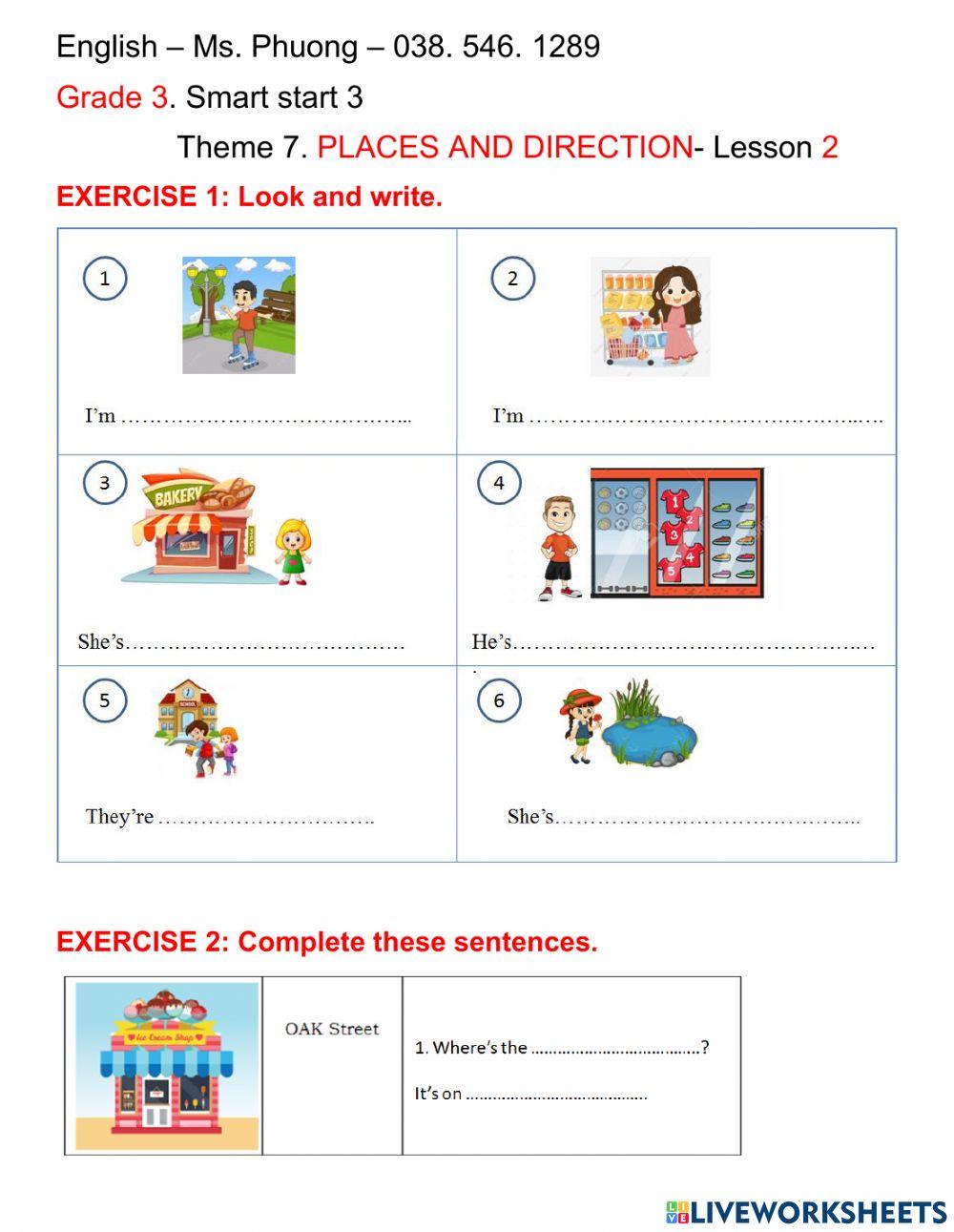 Smart 3 - places - lesson 2