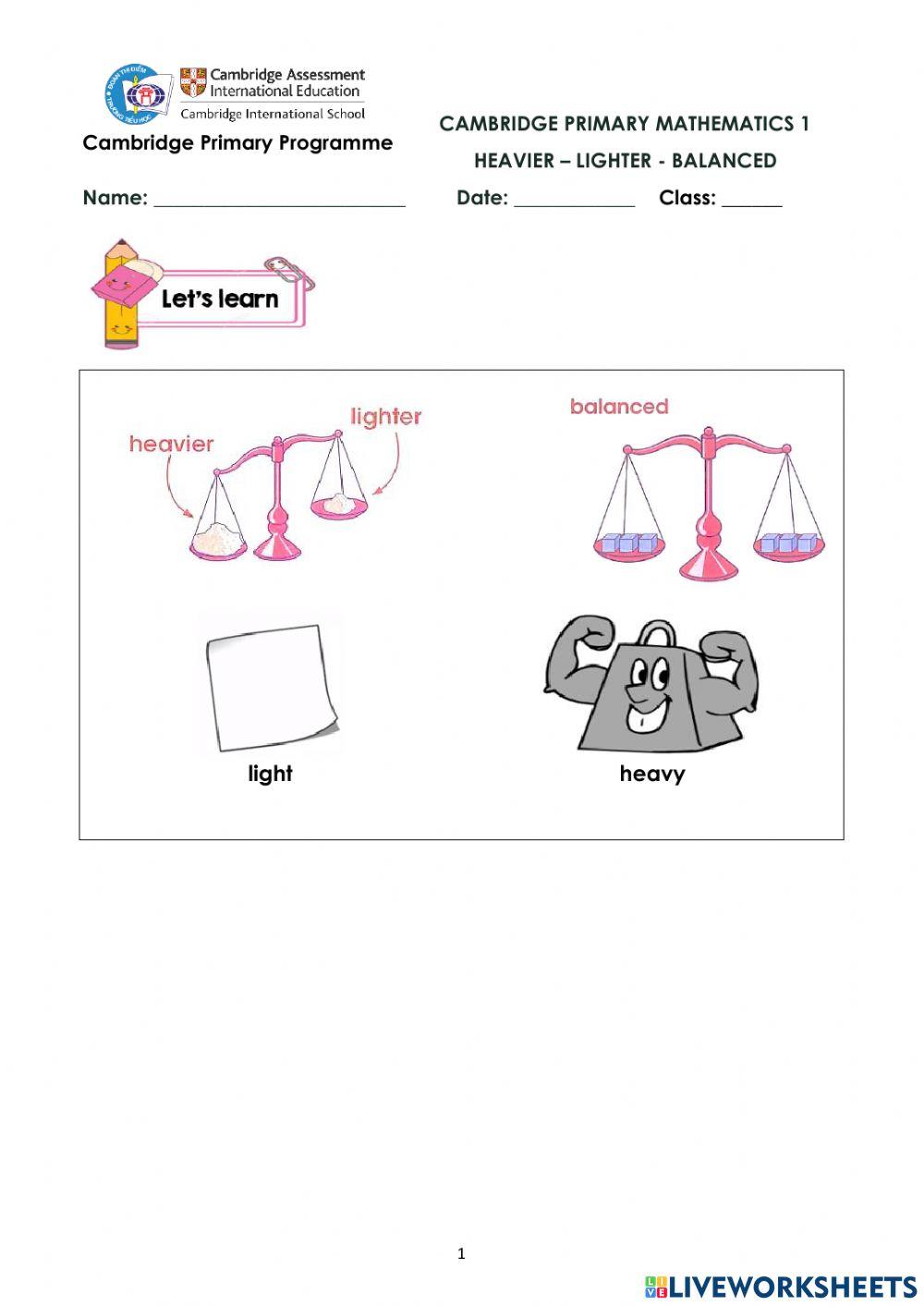 CPM1-heavier - lighter - balanced