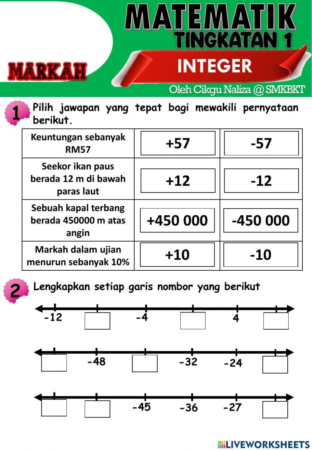 Integer Integer