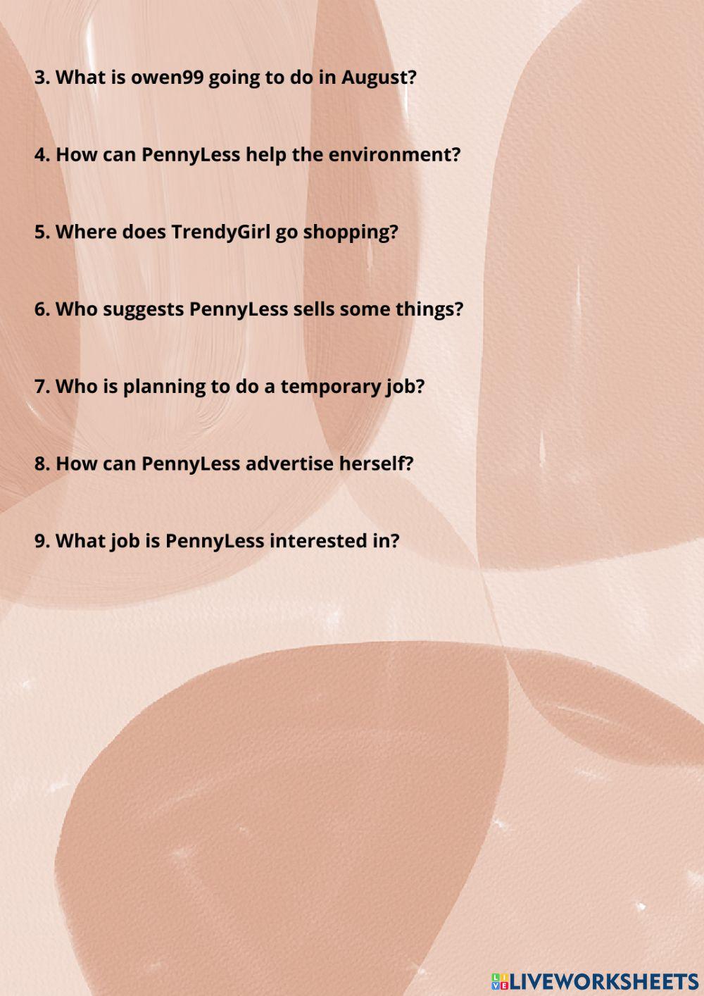 Form 2 Unit 6: Reading an online message board