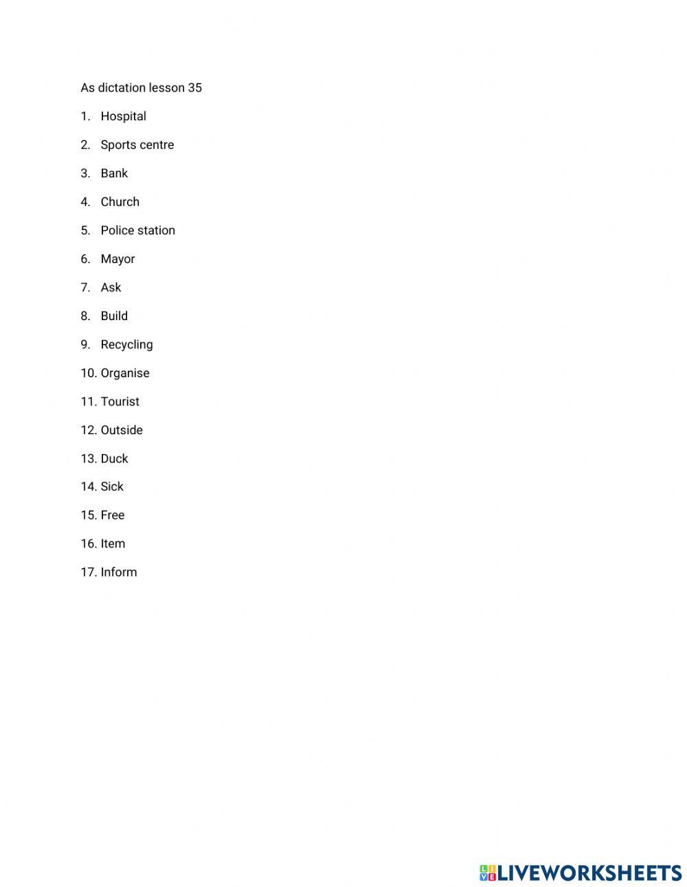 As dictation unit 35