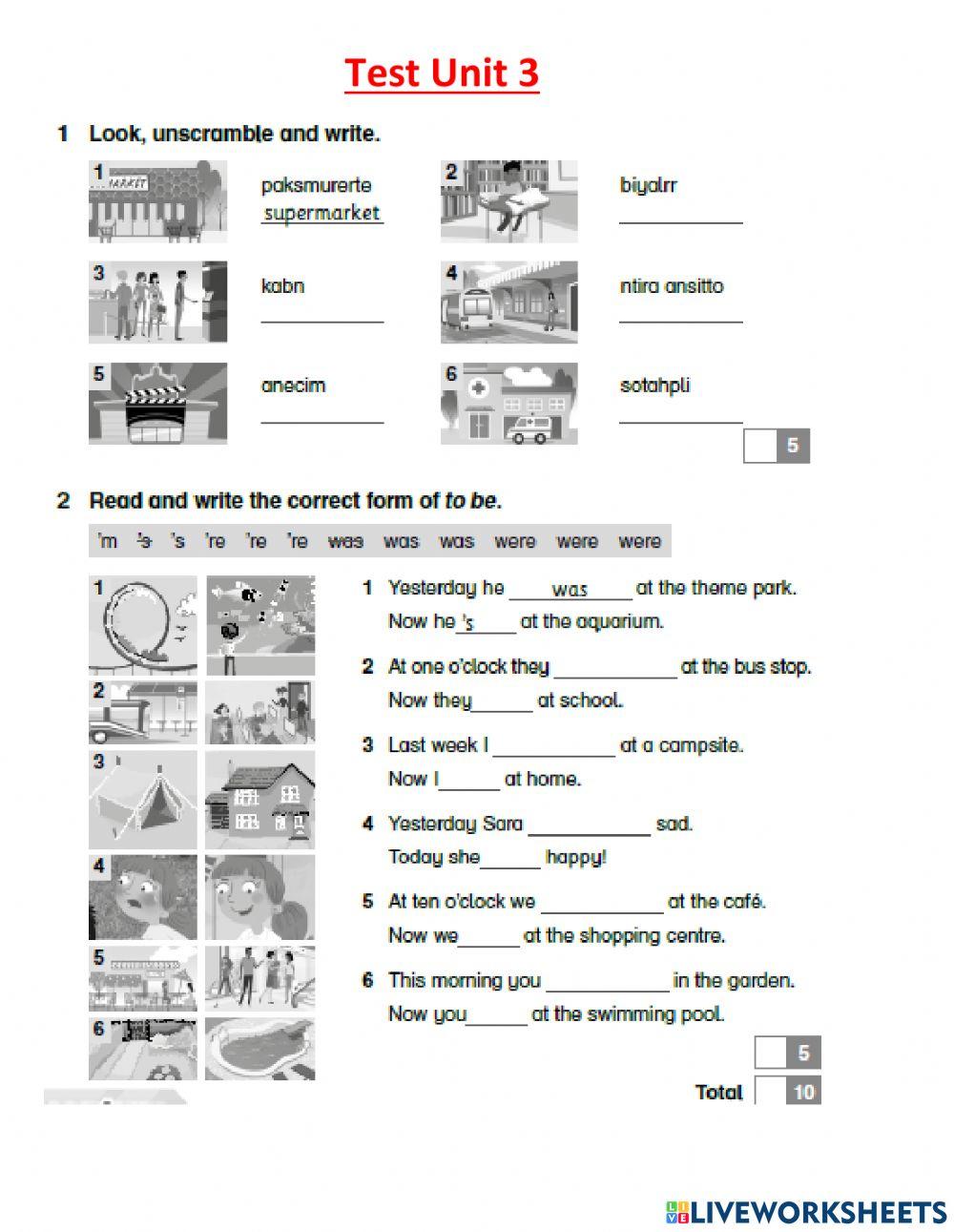 Academy stars 3 - Test Unit 3