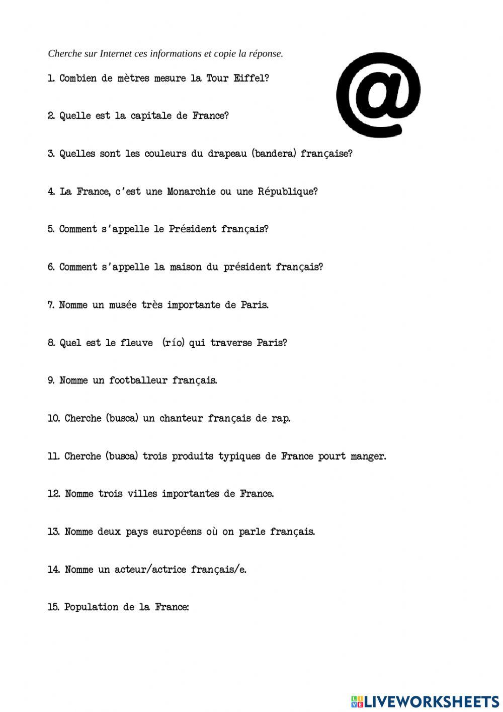 Test cultura internet