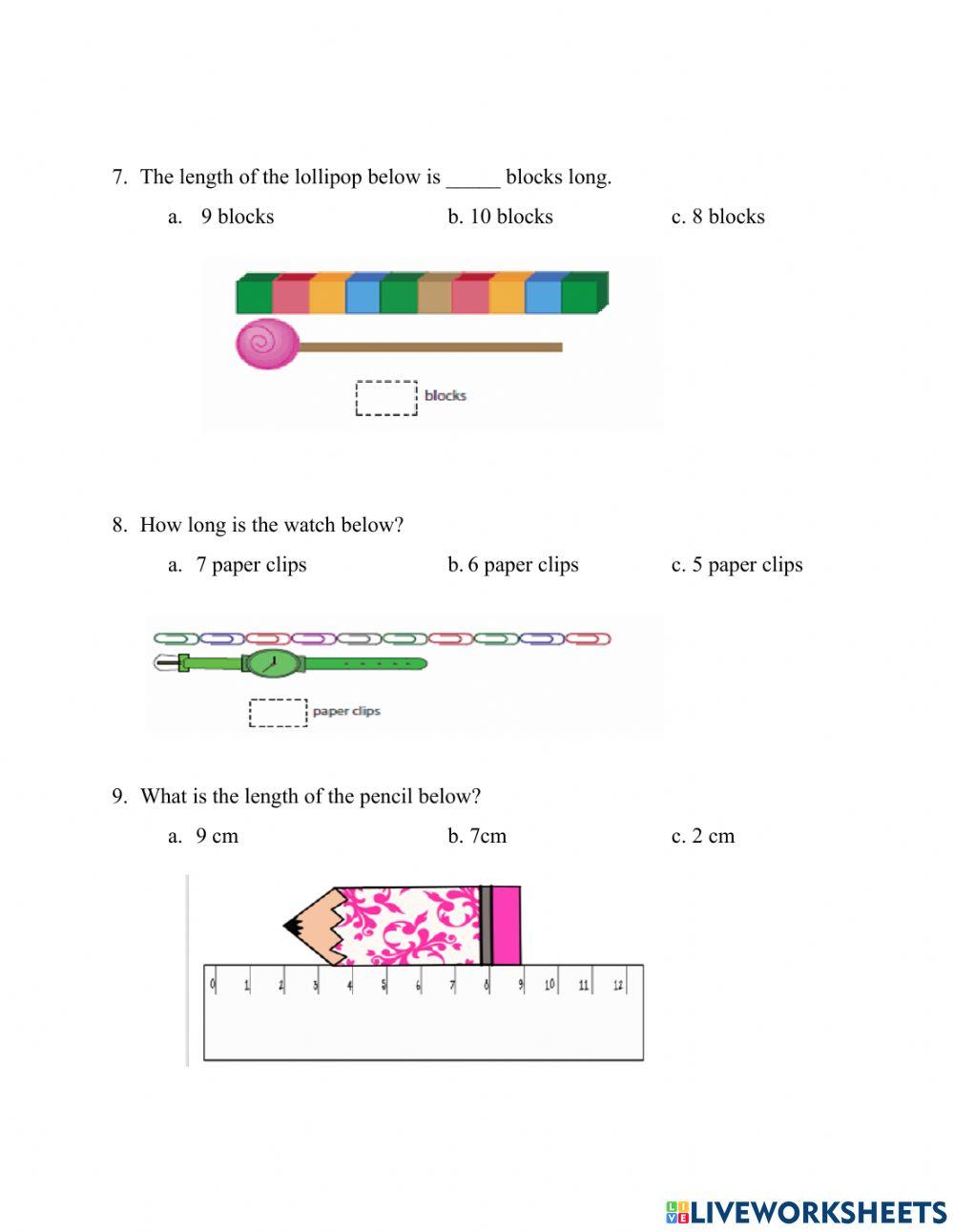 Measurement BRCS Grade 5