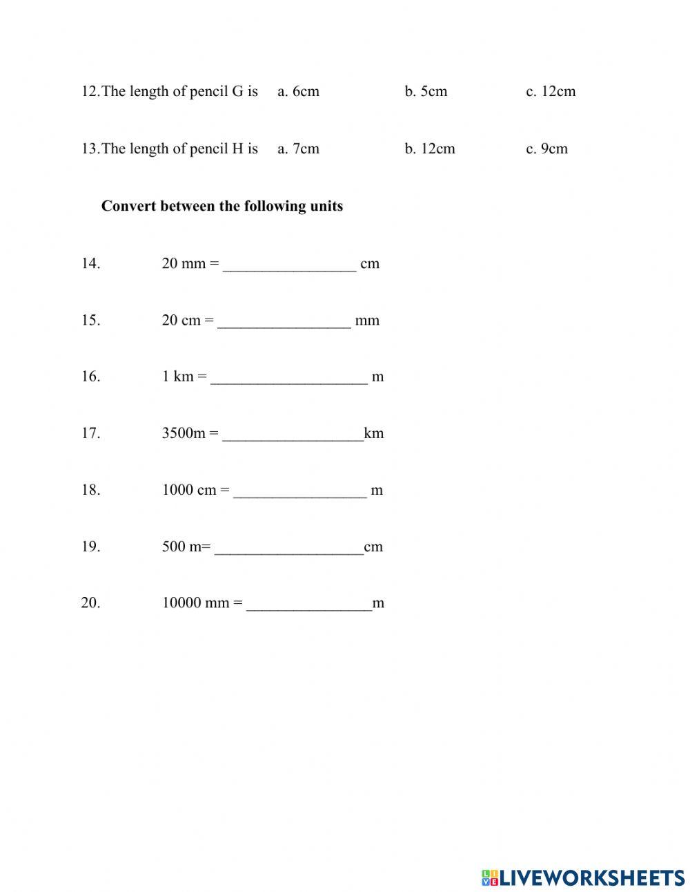 Measurement BRCS Grade 5