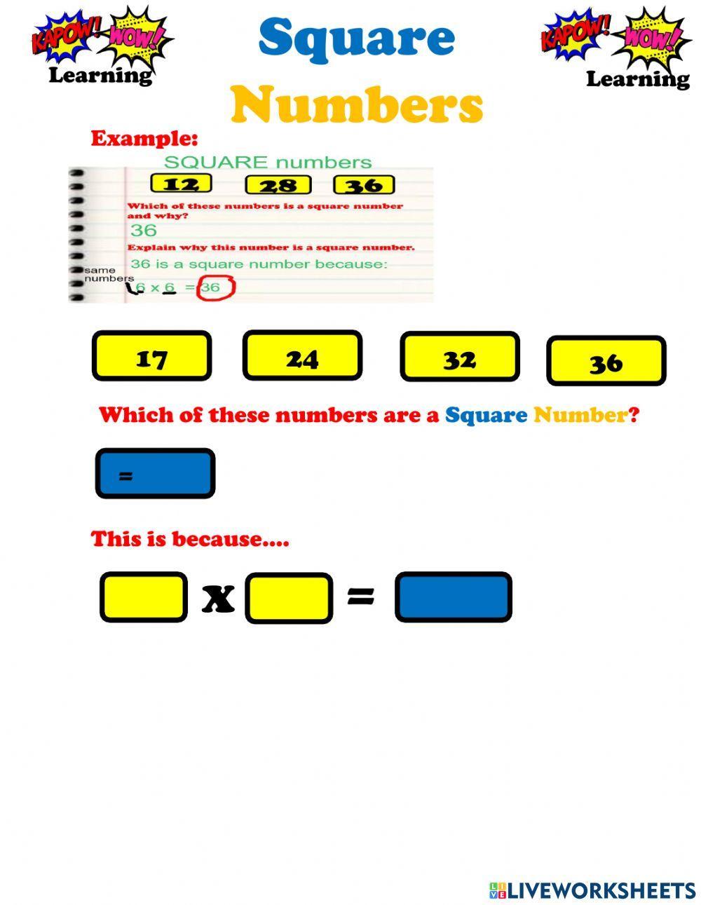 Square Numbers