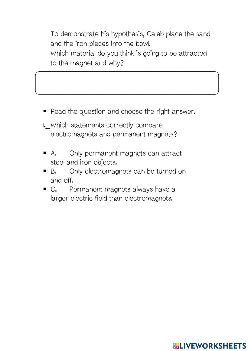 Science Evaluation 3rd Bimester