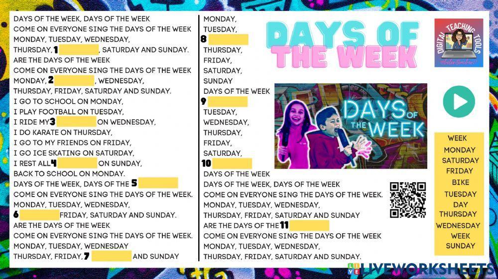 Days of the week