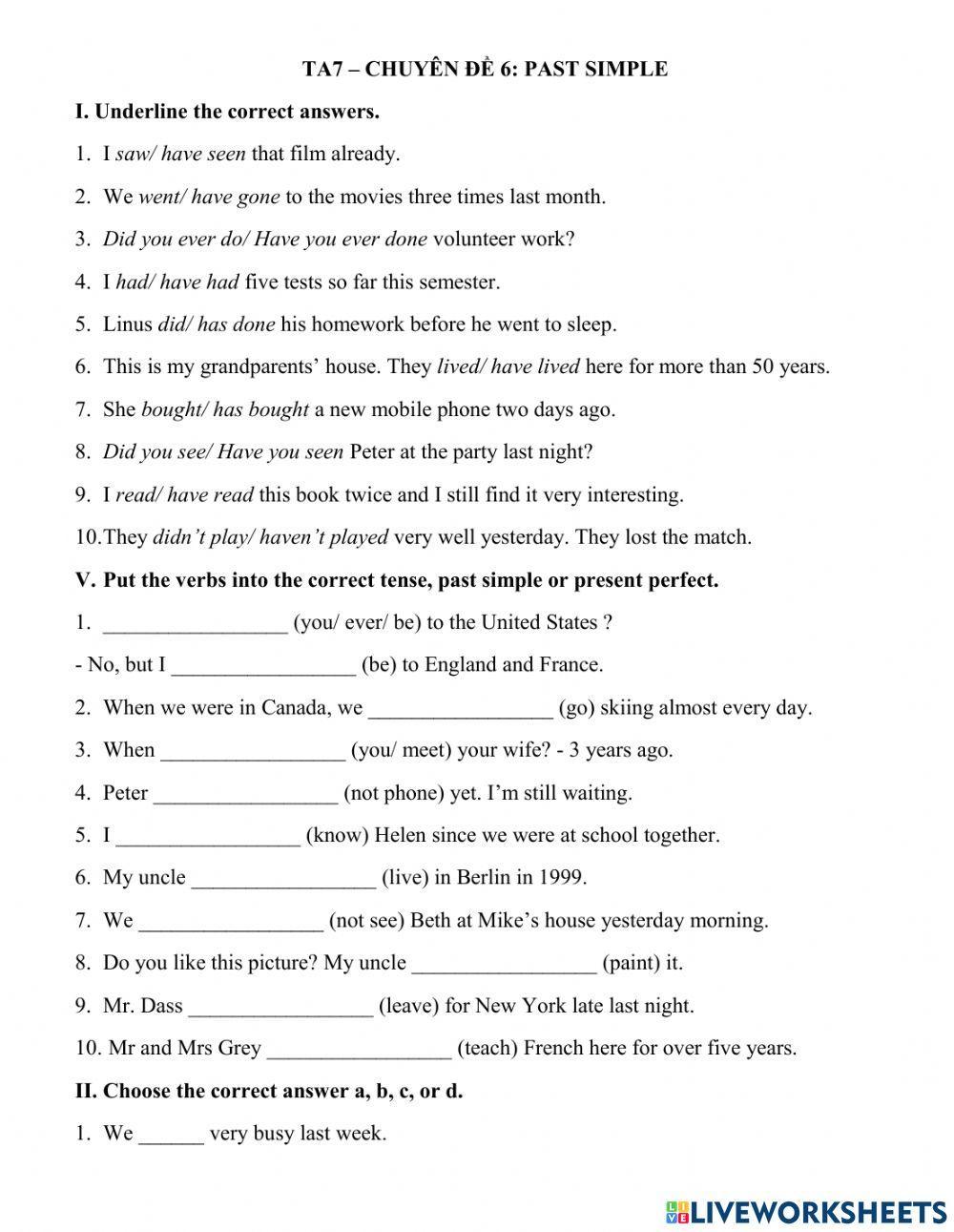 TA7 - HSG - Chuyen de 6