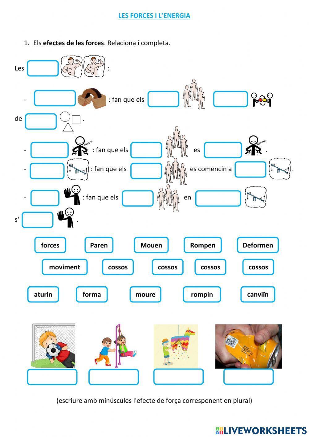 Les forces i l'energia. Les forces 2