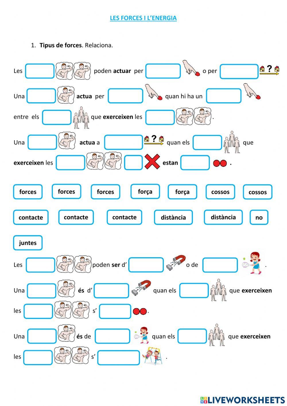 Les forces i l'energia. Les forces 3