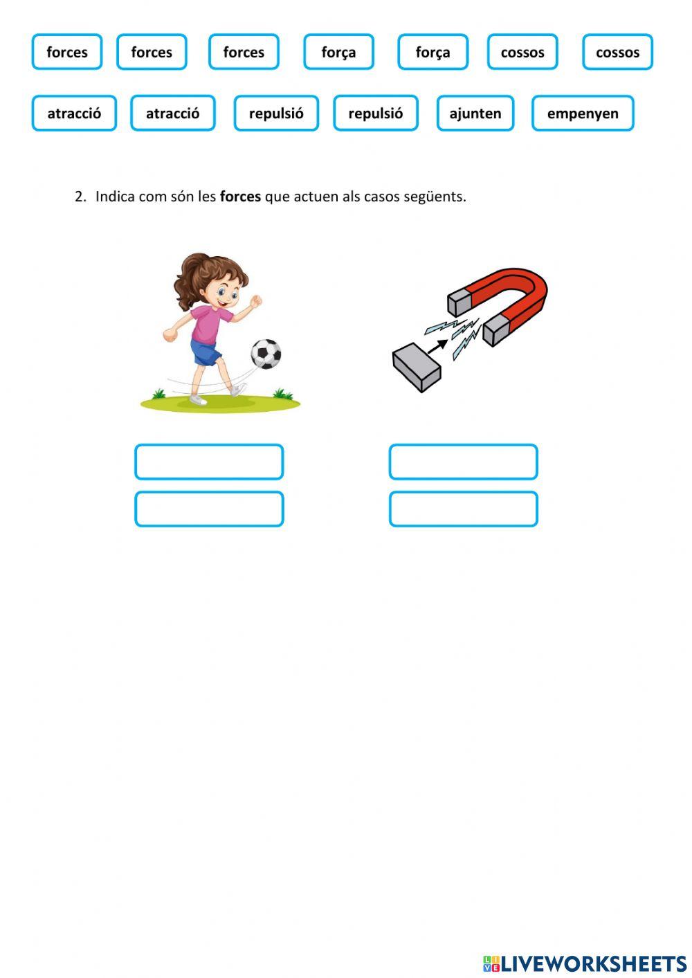 Les forces i l'energia. Les forces 3