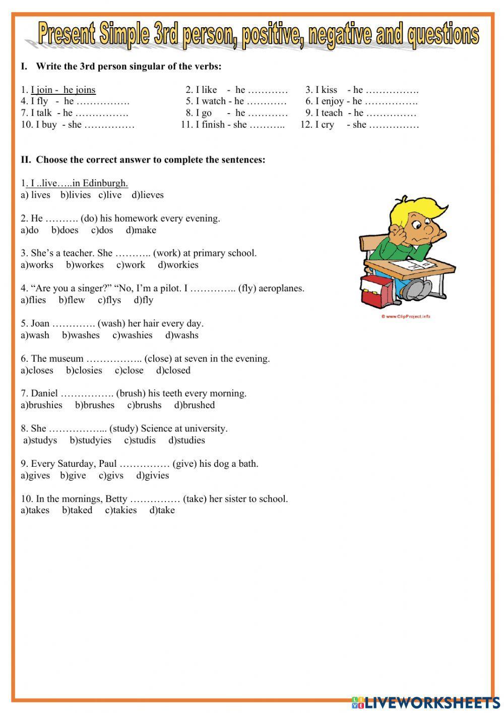 Simple Present Verbs