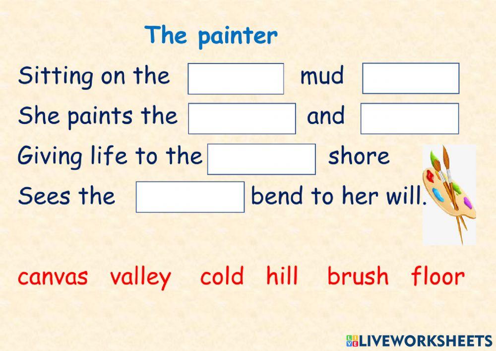 The Painter- 1st Paragraph