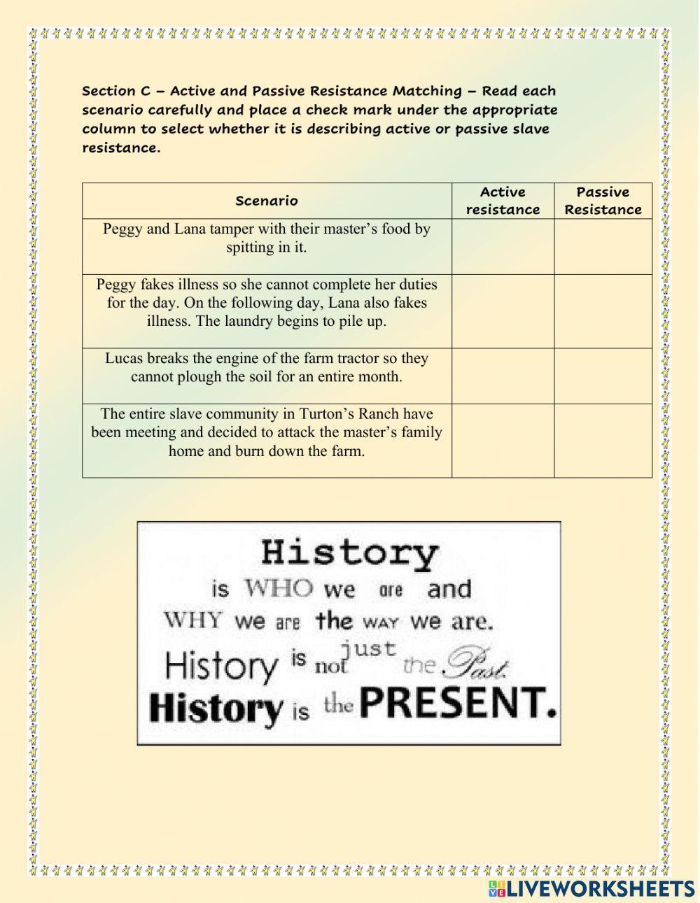 Slavery in the Region (British Honduras)