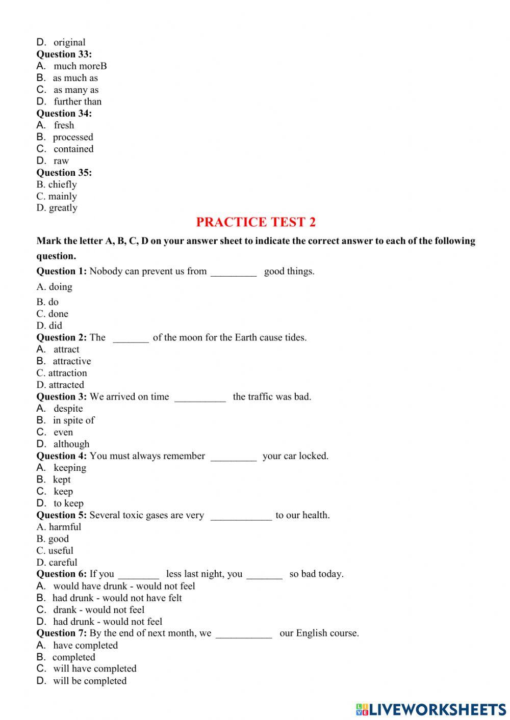 5 đề ôn giữa kỳ 2 - 12d1