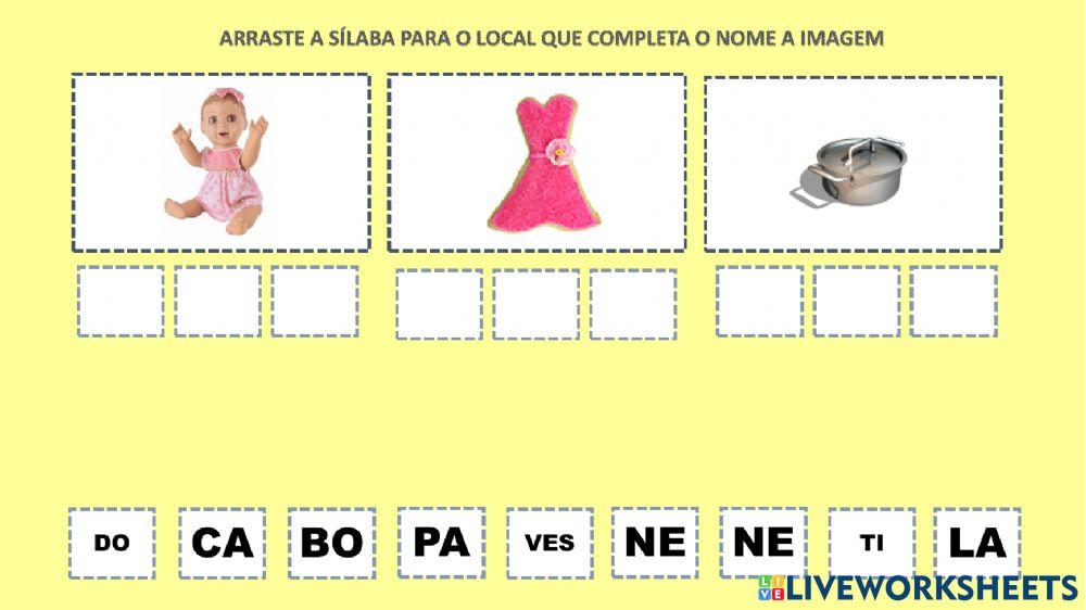 Atividade de letramento