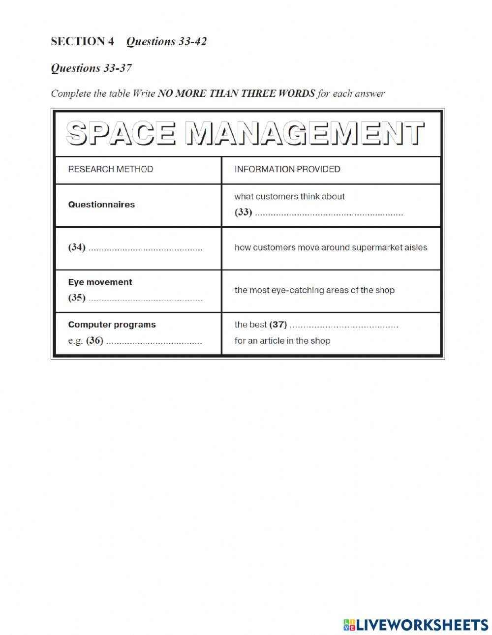 Ielts listening test 3(book 1 part 4)