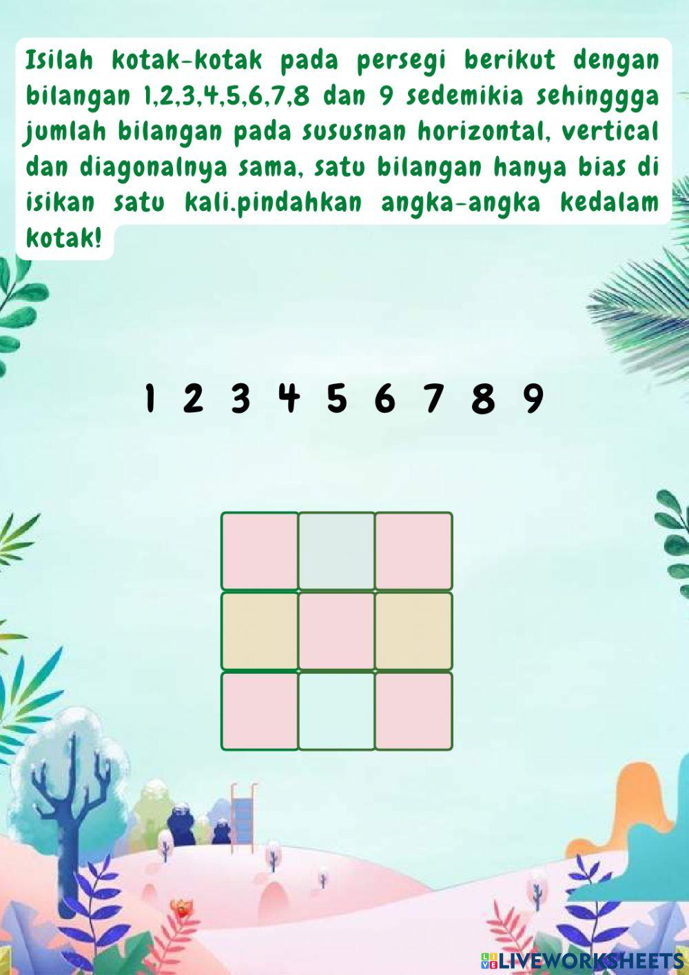 LKPD-1 Penjumlahan Bilangan Bulat