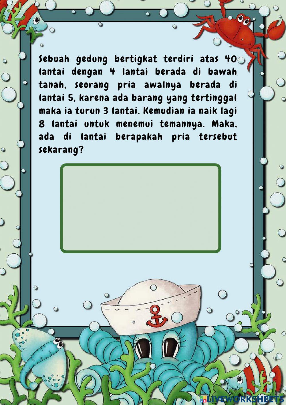 LKPD-1 Penjumlahan Bilangan Bulat