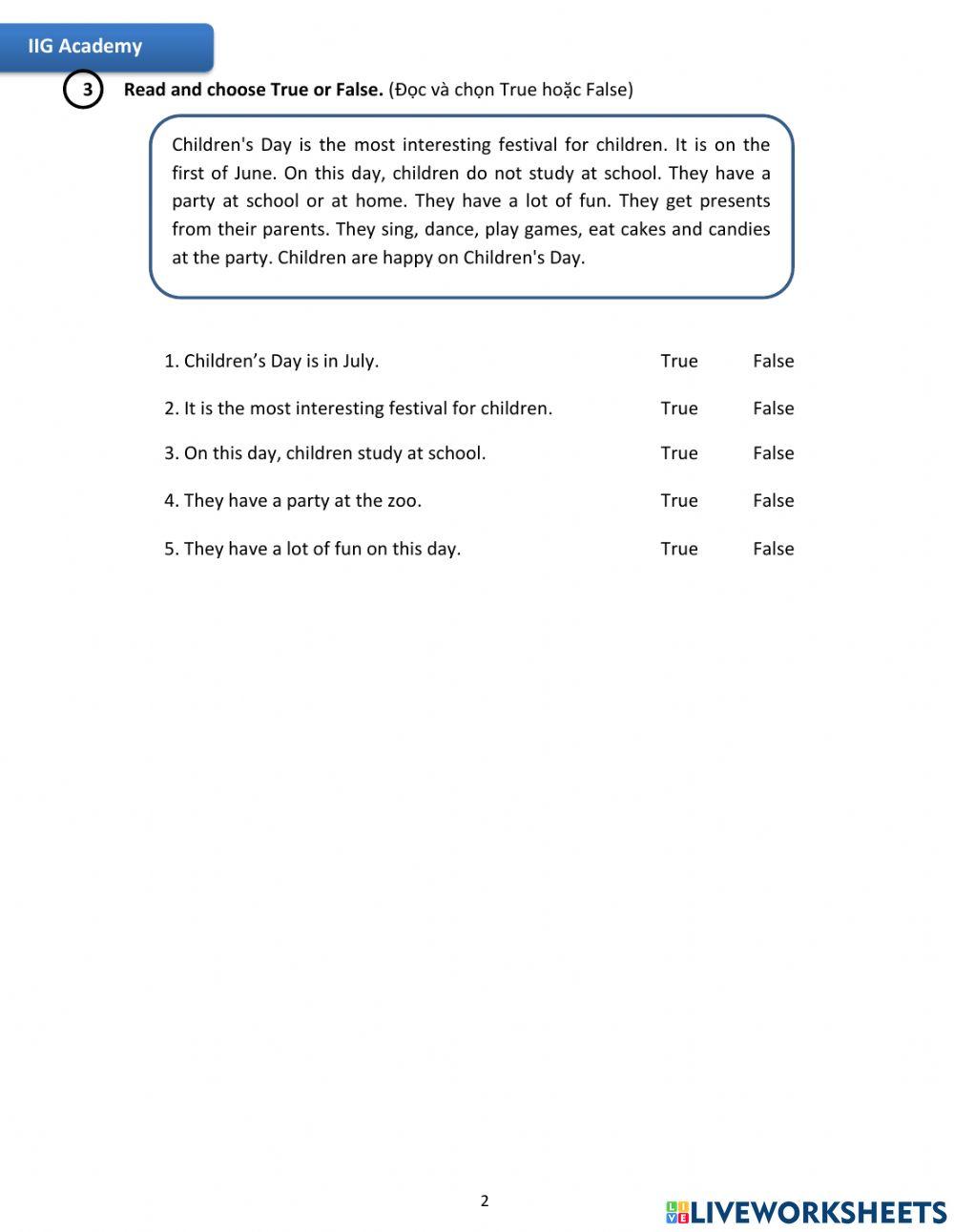 IIG-Grade 4-Worksheet 27