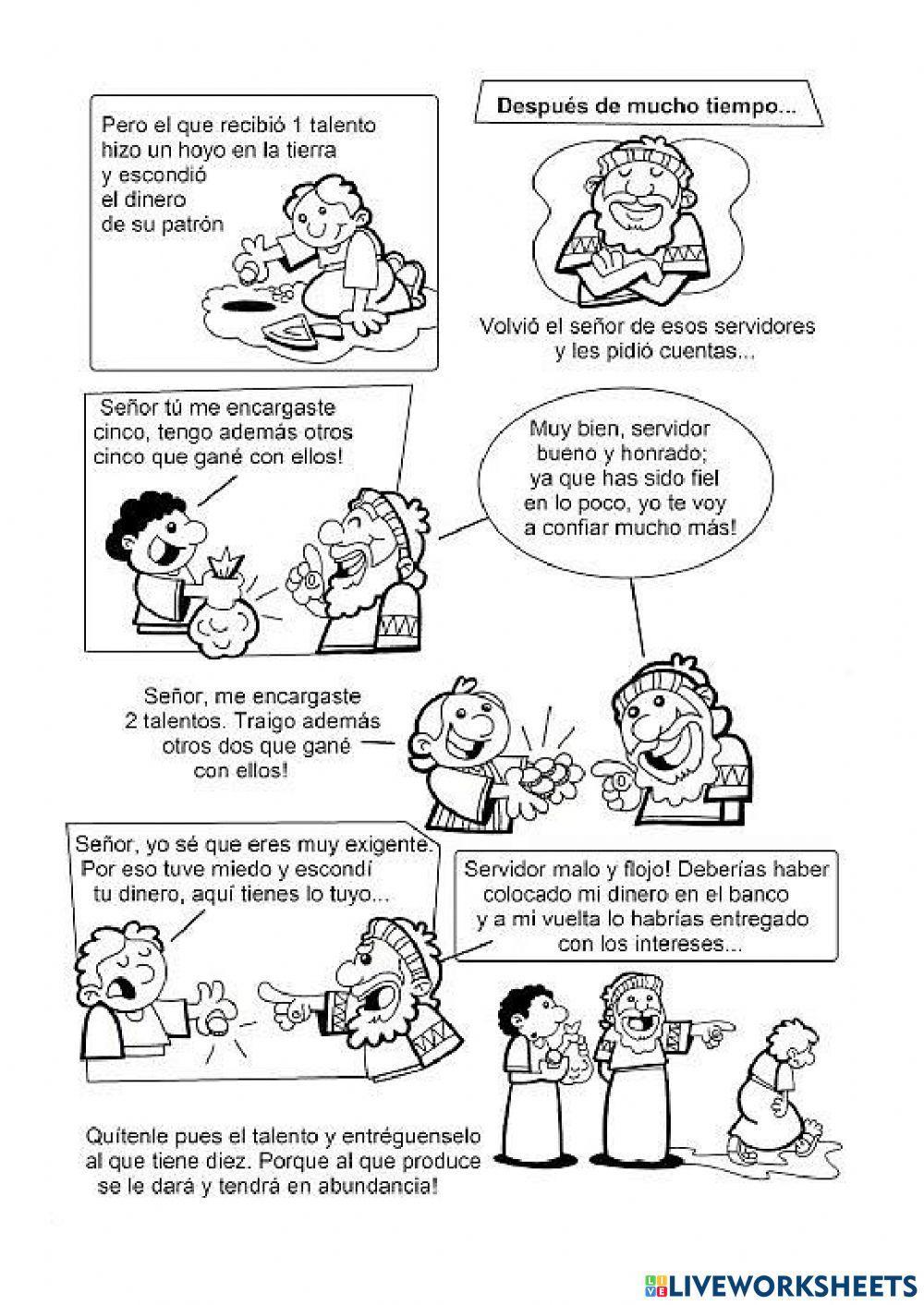 parábola de los talentos