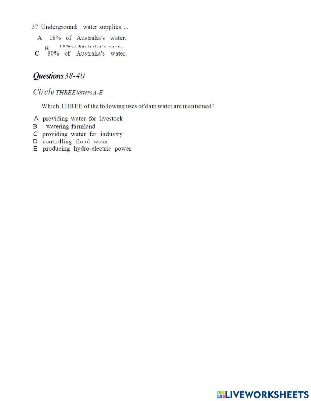 Ielts listening test 3(book 2 part 4)