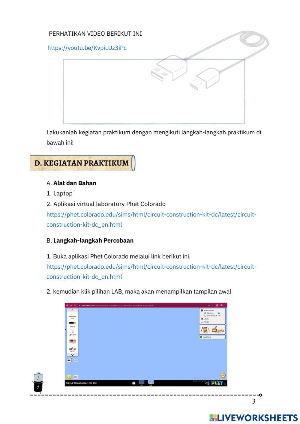 E-LKPD Listrik Arus Searah (DC) E-LKPD Listrik Arus Searah (DC)