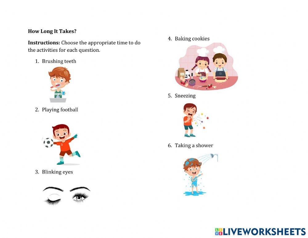 Know the Units of Time (Seconds, Minutes, and Hours)